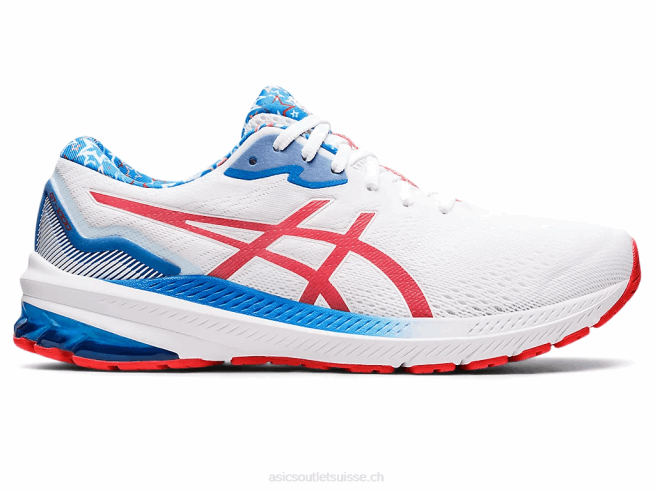 GT-1000 11 blanc/rouge électrique Asics L6N0K1278