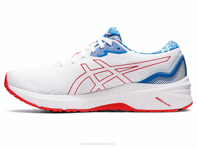 GT-1000 11 blanc/rouge électrique Asics L6N0K1278