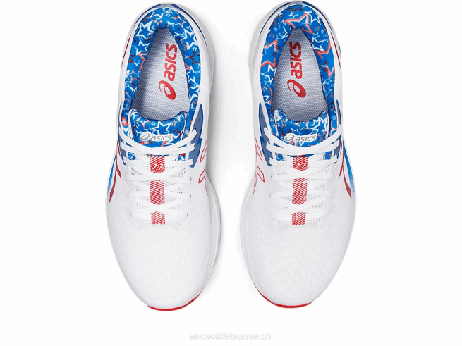 GT-1000 11 blanc/rouge électrique Asics L6N0K1278