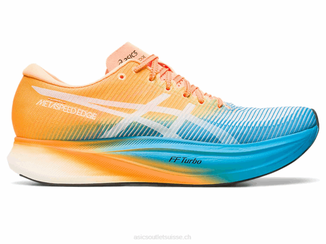 bord métavitesse + bleu île/orange pop Asics L6N0K613