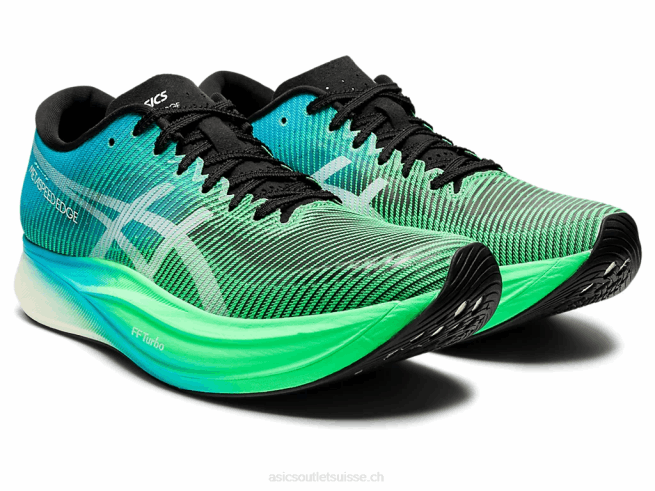 bord métavitesse + noir/nouvelle feuille Asics L6N0K813