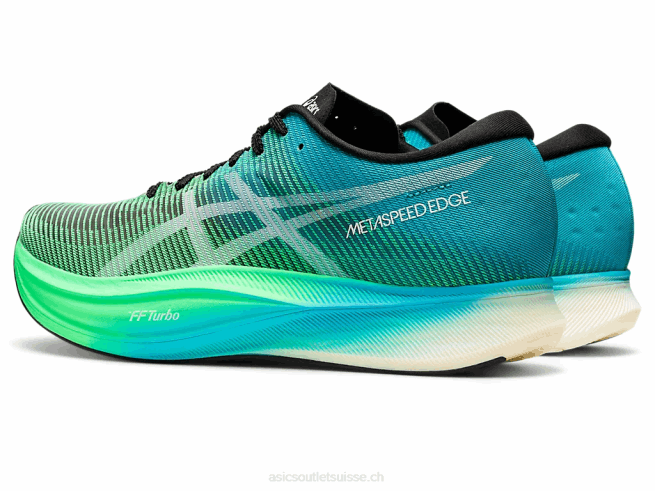 bord métavitesse + noir/nouvelle feuille Asics L6N0K813