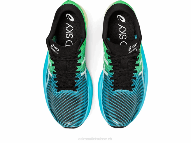 ciel métavitesse + noir/nouvelle feuille Asics L6N0K877