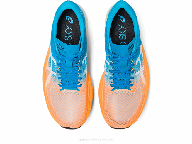 ciel métavitesse + orange pop/bleu île Asics L6N0K586
