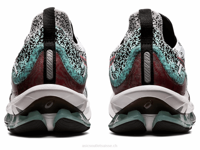 explosion de gel-kinsei blanc noir Asics L6N0K1681