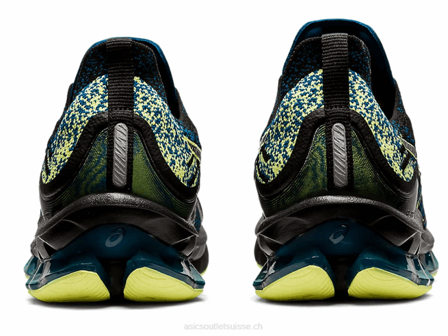 explosion de gel-kinsei noir/jaune brillant Asics L6N0K1680