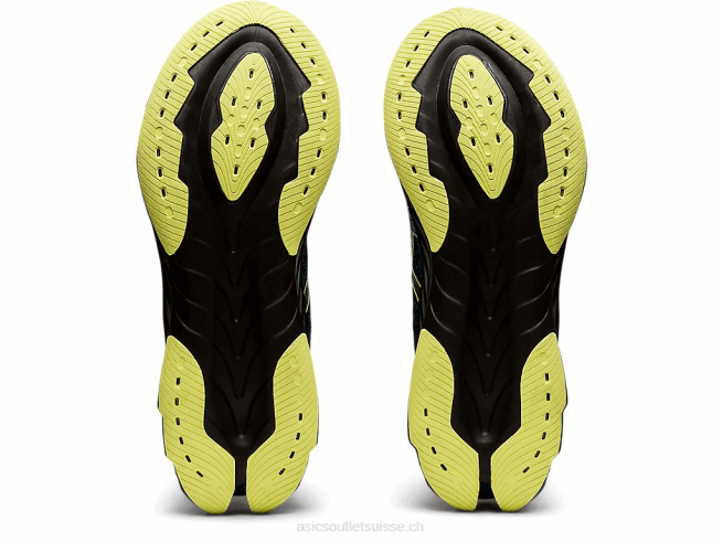 explosion de gel-kinsei noir/jaune brillant Asics L6N0K1680