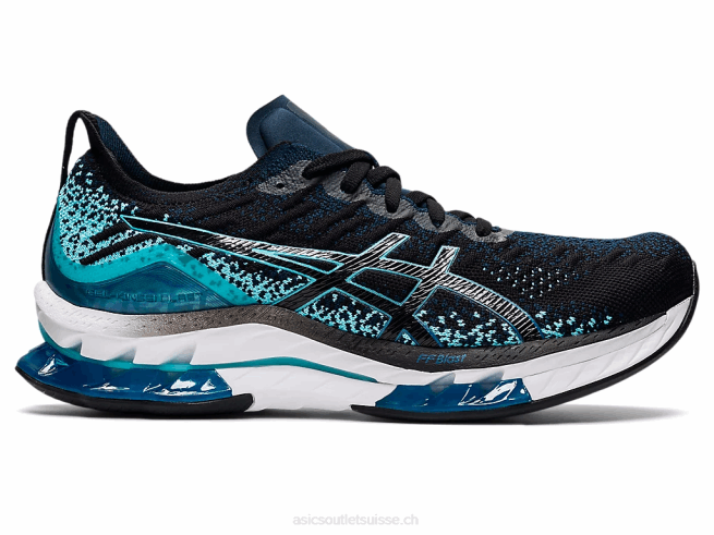 explosion de gel-kinsei noir/menthe glacée Asics L6N0K1510