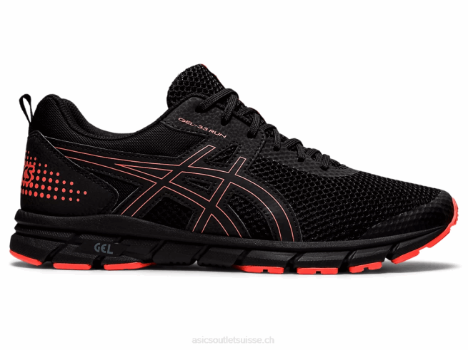 gel-33 noir/corail flash Asics L6N0K896
