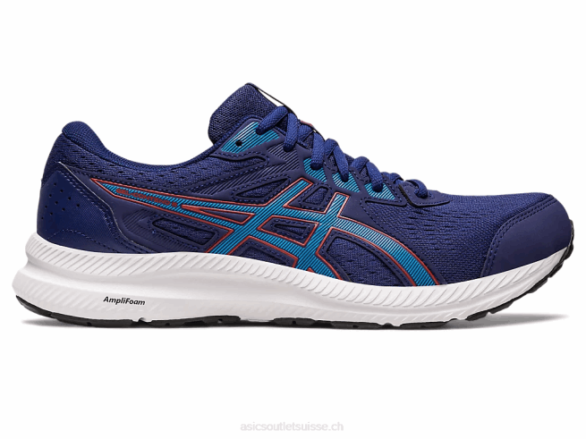 gel-content 8 bleu indigo/bleu île Asics L6N0K419