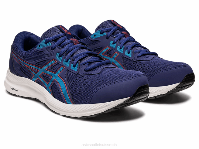 gel-content 8 bleu indigo/bleu île Asics L6N0K419