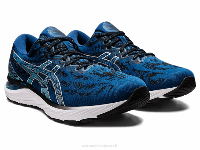 gel-cumulus 23 bleu mako/argent pur Asics L6N0K1370