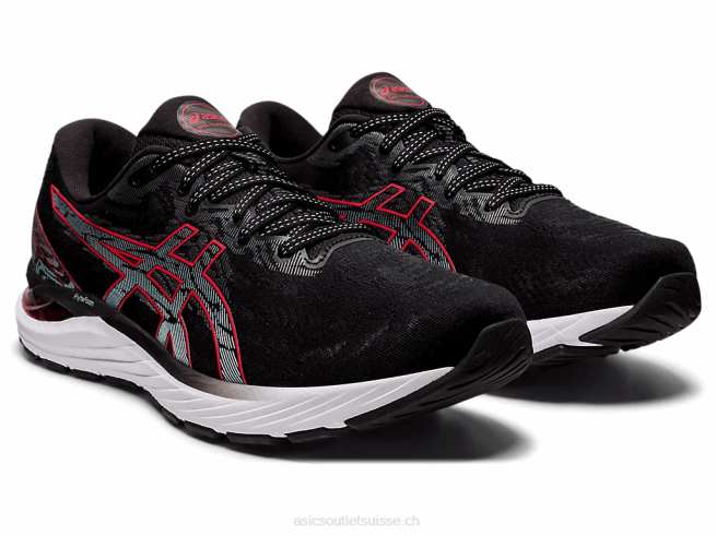 gel-cumulus 23 noir/rouge électrique Asics L6N0K1853