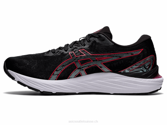gel-cumulus 23 noir/rouge électrique Asics L6N0K1853