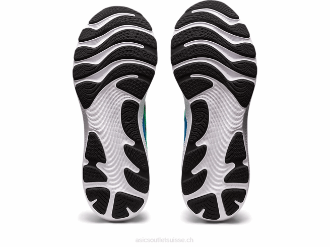 gel-cumulus 24 ekiden nouvelle feuille/noir Asics L6N0K811