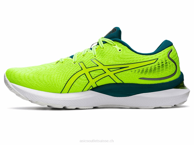 gel-cumulus 24 jaune sécurité/pin velours Asics L6N0K1036