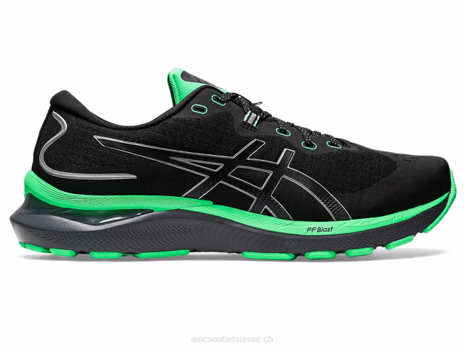 gel-cumulus 24 lite-show noir/nouvelle feuille Asics L6N0K699
