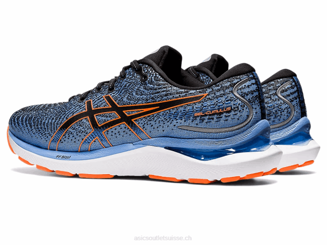 gel-cumulus 24 noir/orange vif Asics L6N0K1311