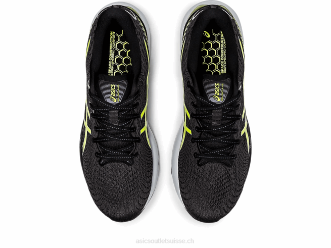 gel-cumulus 24 noir/vert danger Asics L6N0K1316