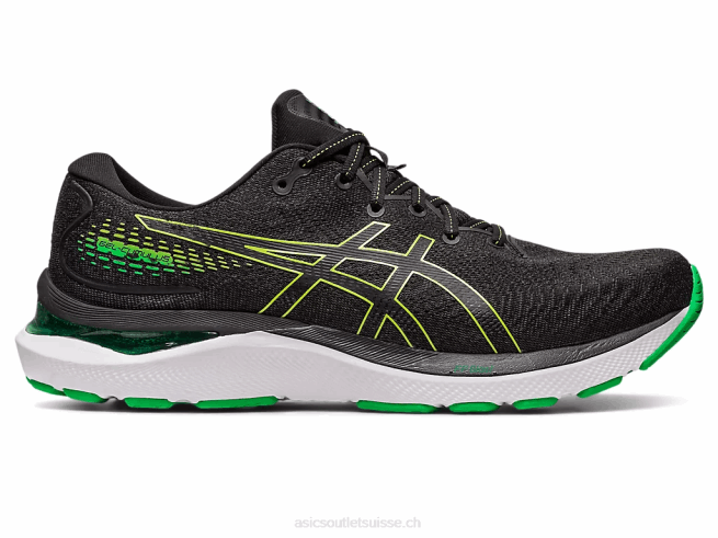 gel-cumulus 24 noir/zeste de citron vert Asics L6N0K422