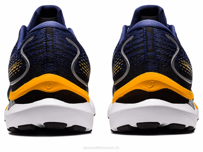 gel-cumulus 24 océan profond/ambre Asics L6N0K824