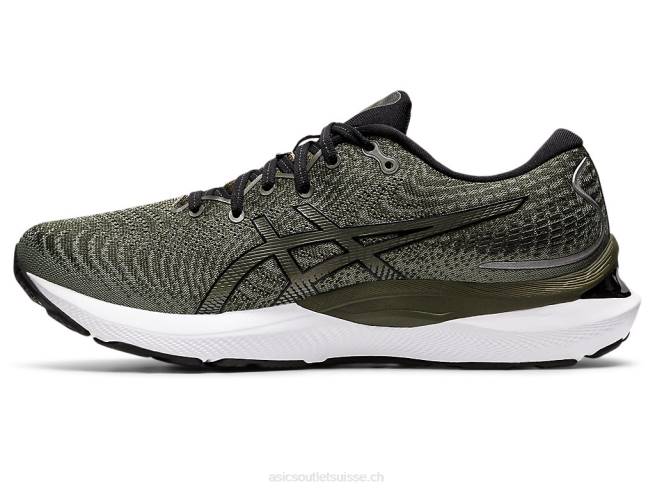 gel-cumulus 24 toile olive/noir Asics L6N0K1314