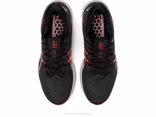 gel-cumulus 24 tomate noire/cerise Asics L6N0K919