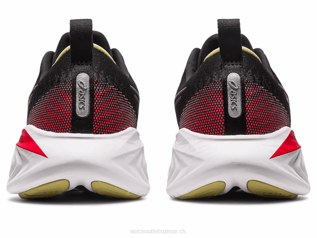 gel-cumulus 25 noir/rouge électrique Asics L6N0K123