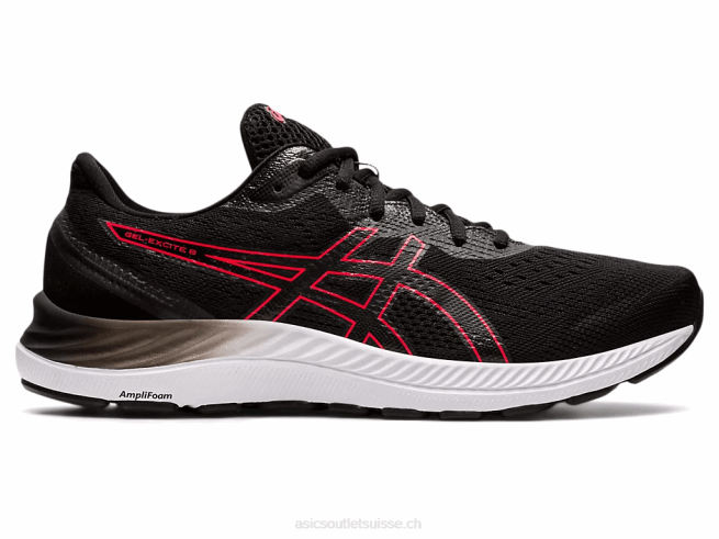 gel-exciter 8 noir/rouge électrique Asics L6N0K1696