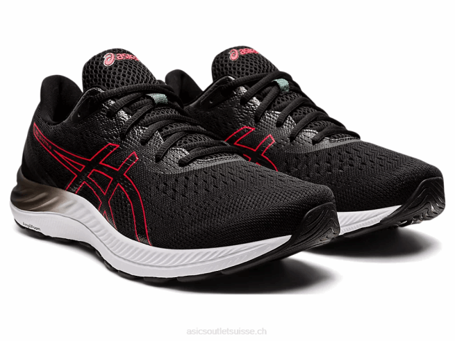 gel-exciter 8 noir/rouge électrique Asics L6N0K1696