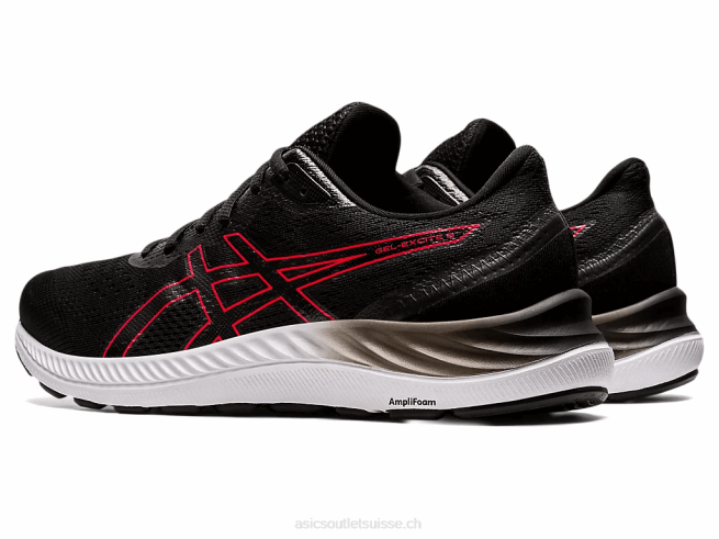 gel-exciter 8 noir/rouge électrique Asics L6N0K1696