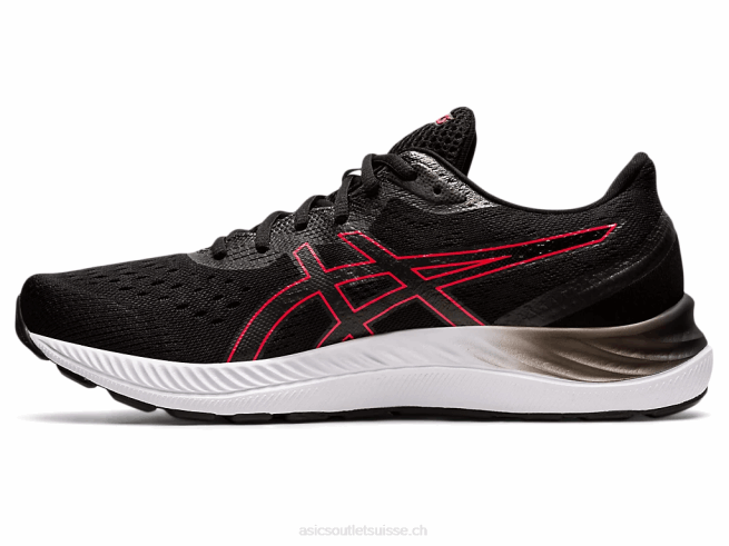 gel-exciter 8 noir/rouge électrique Asics L6N0K1696