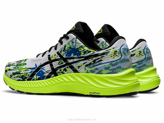 gel-exciter 9 blanc noir Asics L6N0K1297