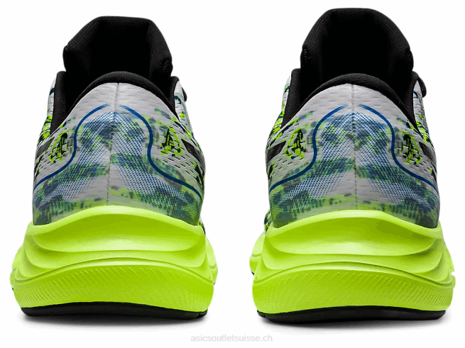 gel-exciter 9 blanc noir Asics L6N0K1297