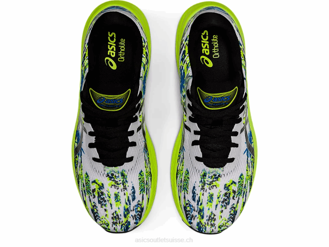 gel-exciter 9 blanc noir Asics L6N0K1297