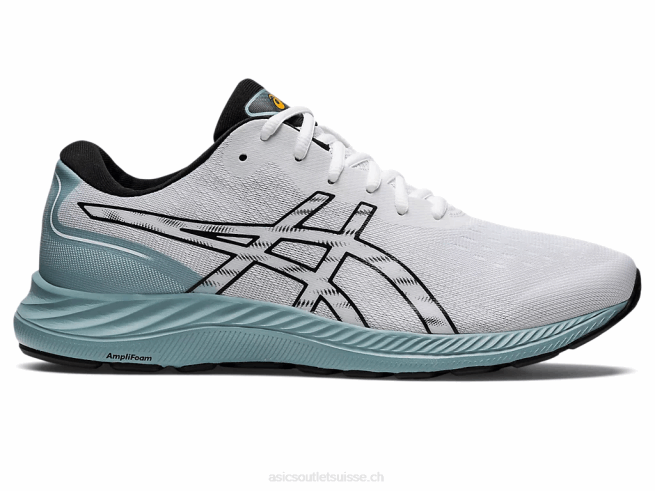 gel-exciter 9 blanc noir Asics L6N0K783