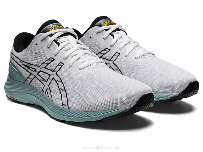 gel-exciter 9 blanc noir Asics L6N0K783