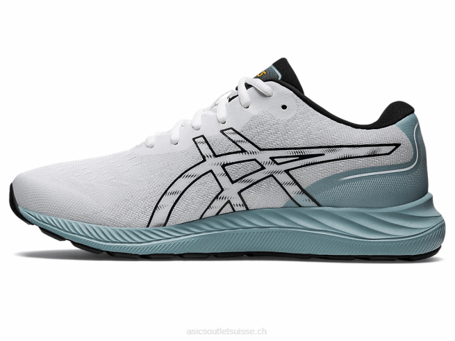 gel-exciter 9 blanc noir Asics L6N0K783