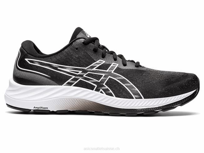 gel-exciter 9 extra large noir blanc Asics L6N0K1411