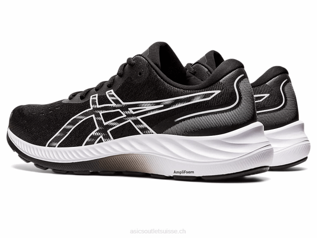 gel-exciter 9 extra large noir blanc Asics L6N0K1411