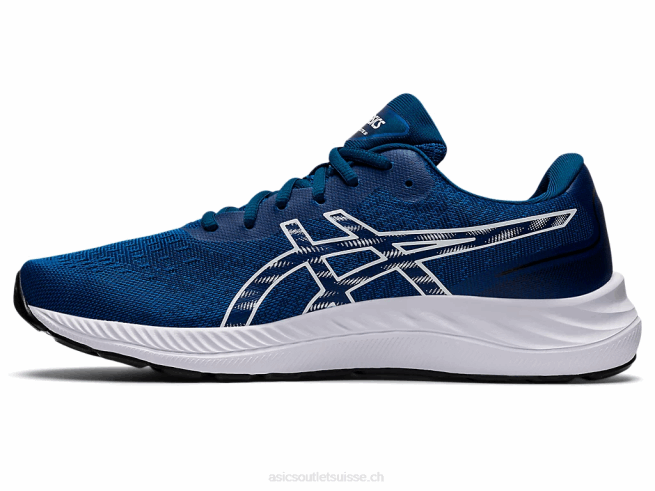 gel-exciter 9 promenade du lac/blanc Asics L6N0K1307