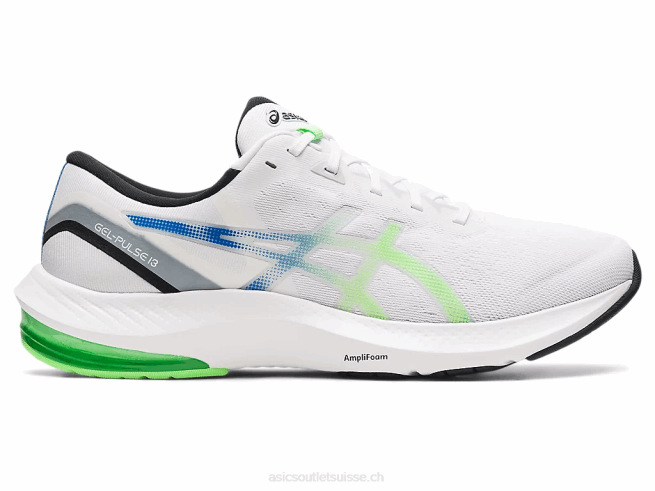 gel-impulsion 13 blanc/citron vert vif Asics L6N0K1727