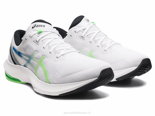 gel-impulsion 13 blanc/citron vert vif Asics L6N0K1727