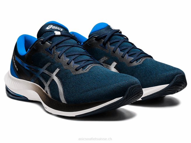 gel-impulsion 13 bleu français/blanc Asics L6N0K1717