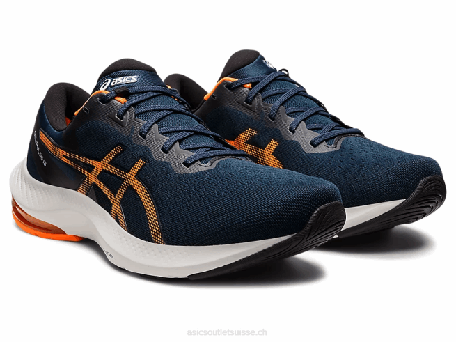 gel-impulsion 13 bleu français/orange vif Asics L6N0K1530