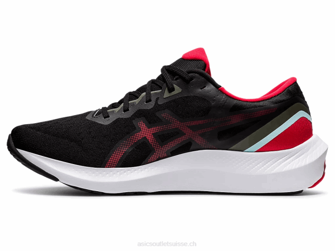 gel-impulsion 13 noir/rouge électrique Asics L6N0K1729