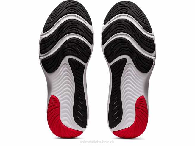 gel-impulsion 13 noir/rouge électrique Asics L6N0K1729