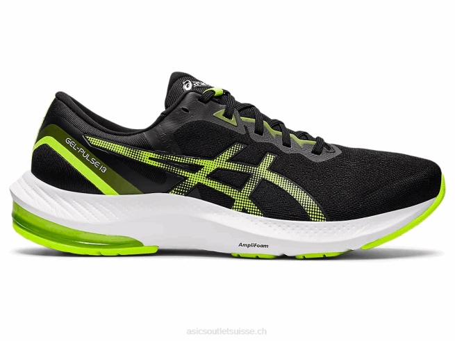 gel-impulsion 13 noir/vert danger Asics L6N0K1495