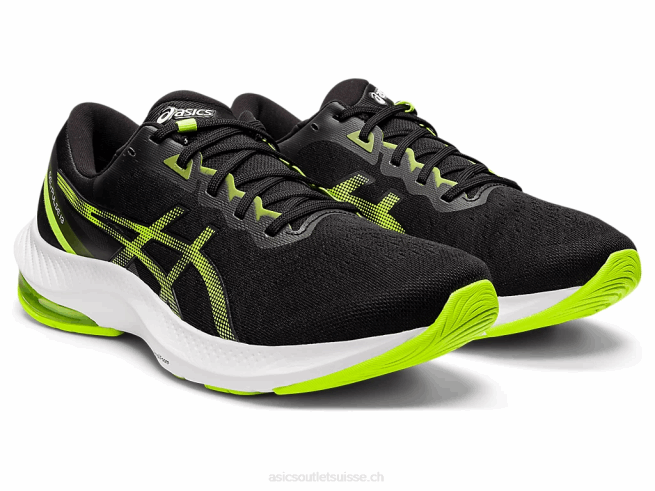 gel-impulsion 13 noir/vert danger Asics L6N0K1495