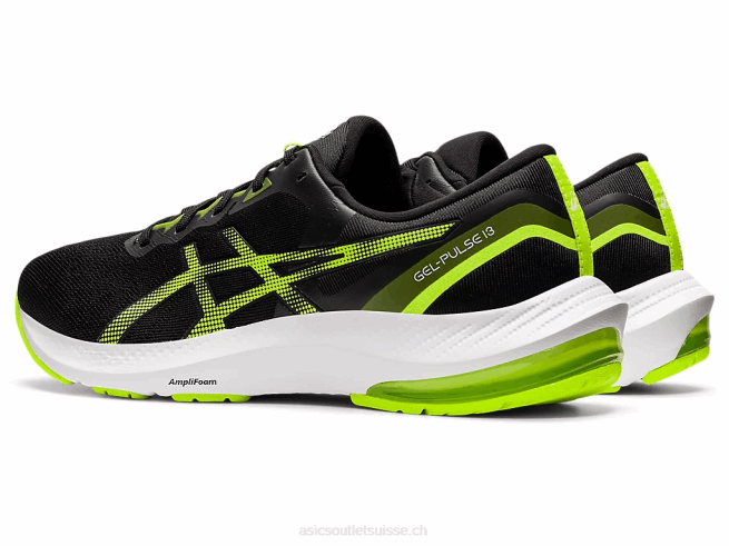 gel-impulsion 13 noir/vert danger Asics L6N0K1495